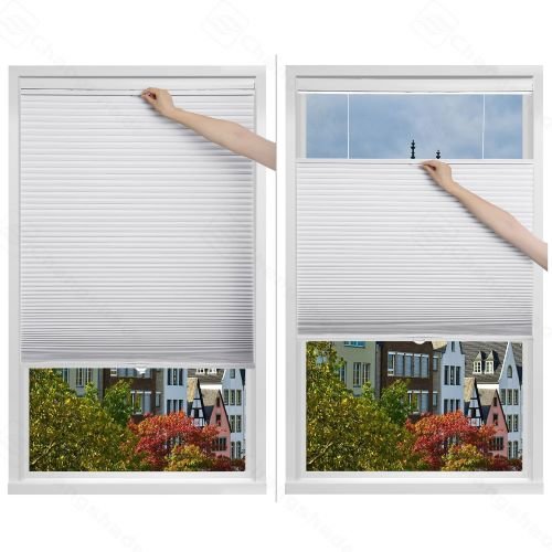 Cordless cellular shades for child safety