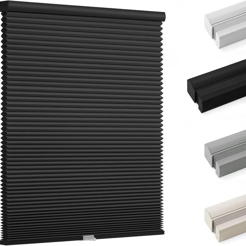 Energy efficient cellular shades reducing heat loss
