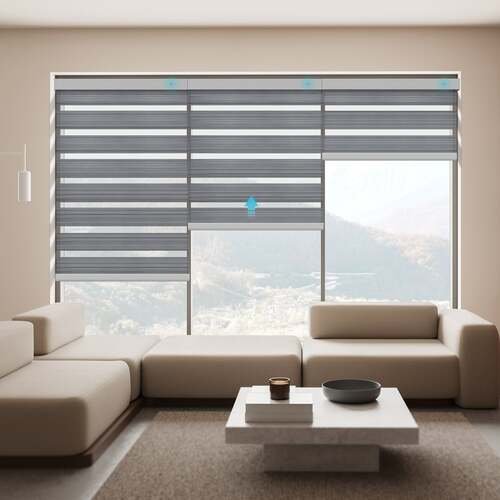 SmartWeave™ Motorized Zebra Shades