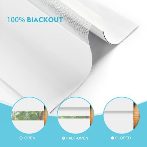 100% Blackout Pure White