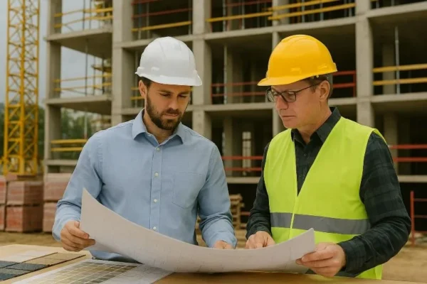 Contractor receiving bulk shipment